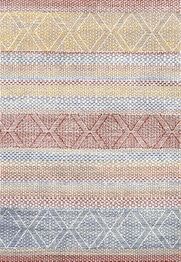 Dynamic Rugs FALCON 6803-999 Ivory and Grey and Blue and Red and Gold